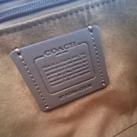 Like NEW COACH Millie Shoulder Bag Signature Leather Elegant Pink Dark Berry - Picture 12 of 16